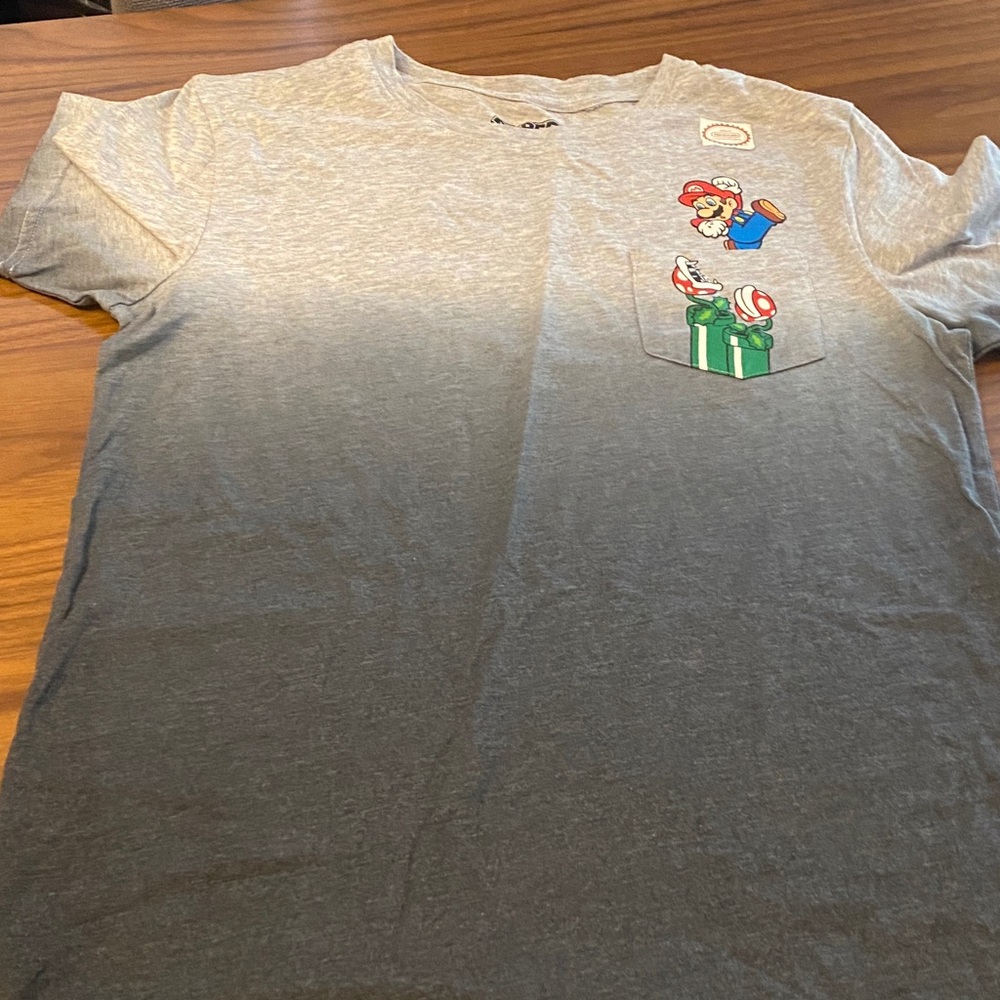 Nintendo Super Mario Gray T-Shirt